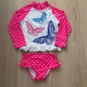 Coollibar Baby Ruffle Rash Guard Set UPF 50+
18-24 mo